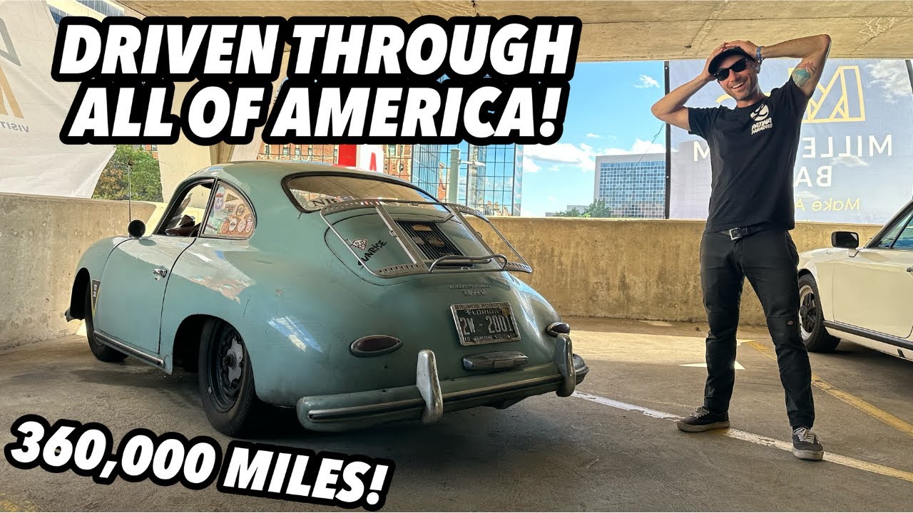 360K MILE PORSCHE 356 THAT'S DRIVEN THROUGH ALL 48 STATES!