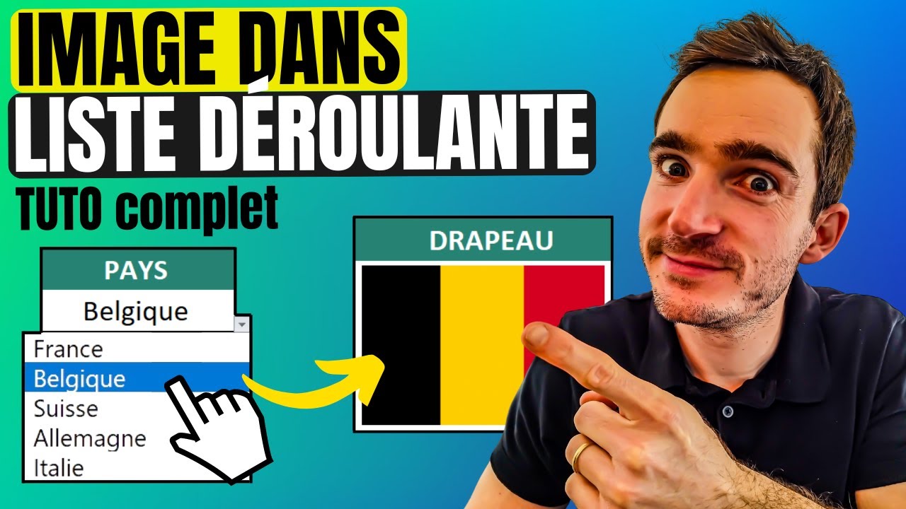 Excel : afficher des IMAGES liées avec une LISTE DEROULANTE (guide complet)