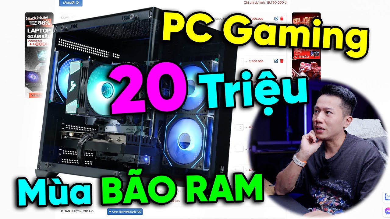 Build a GAMING PC for around 20 million during RAM STORM season - Quite Tough