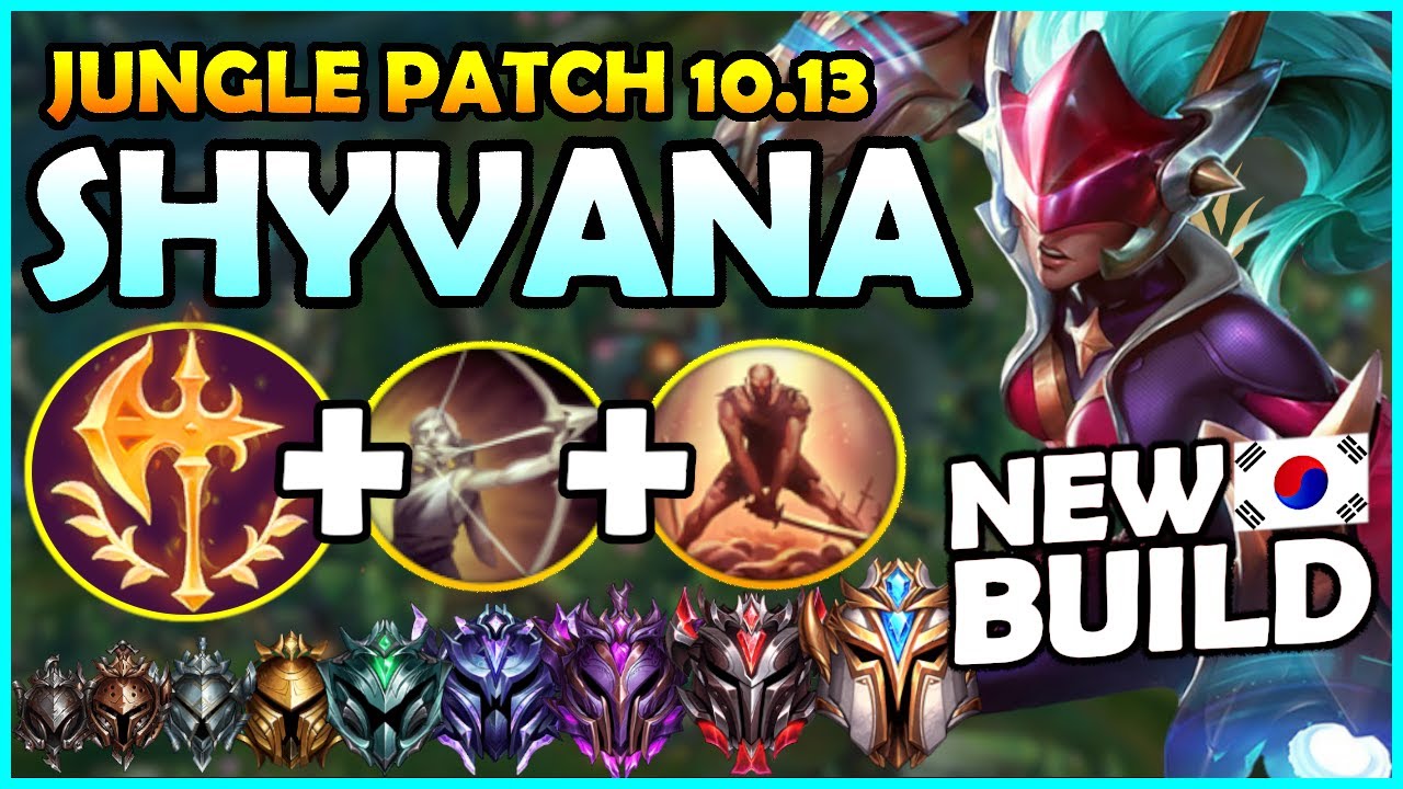 KOREAŃSKA CONQUEROR SHYVANA DOMINUJE SOLOQ - NEW KOREAN BUILD IN PATCH 10.13 - LEAGUE OF LEGENDS