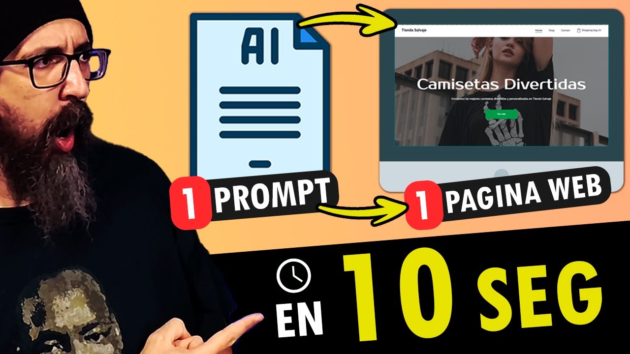 Crea tu PAGINA WEB EN 10 SEGUNDOS con solo 1 PROMPT [ MUY FACIL ] Tutorial IA