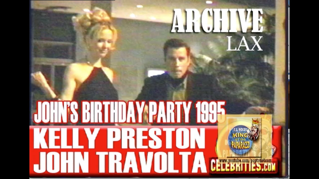 John Travolta's Birthday Dance with Kelly Preston 1995