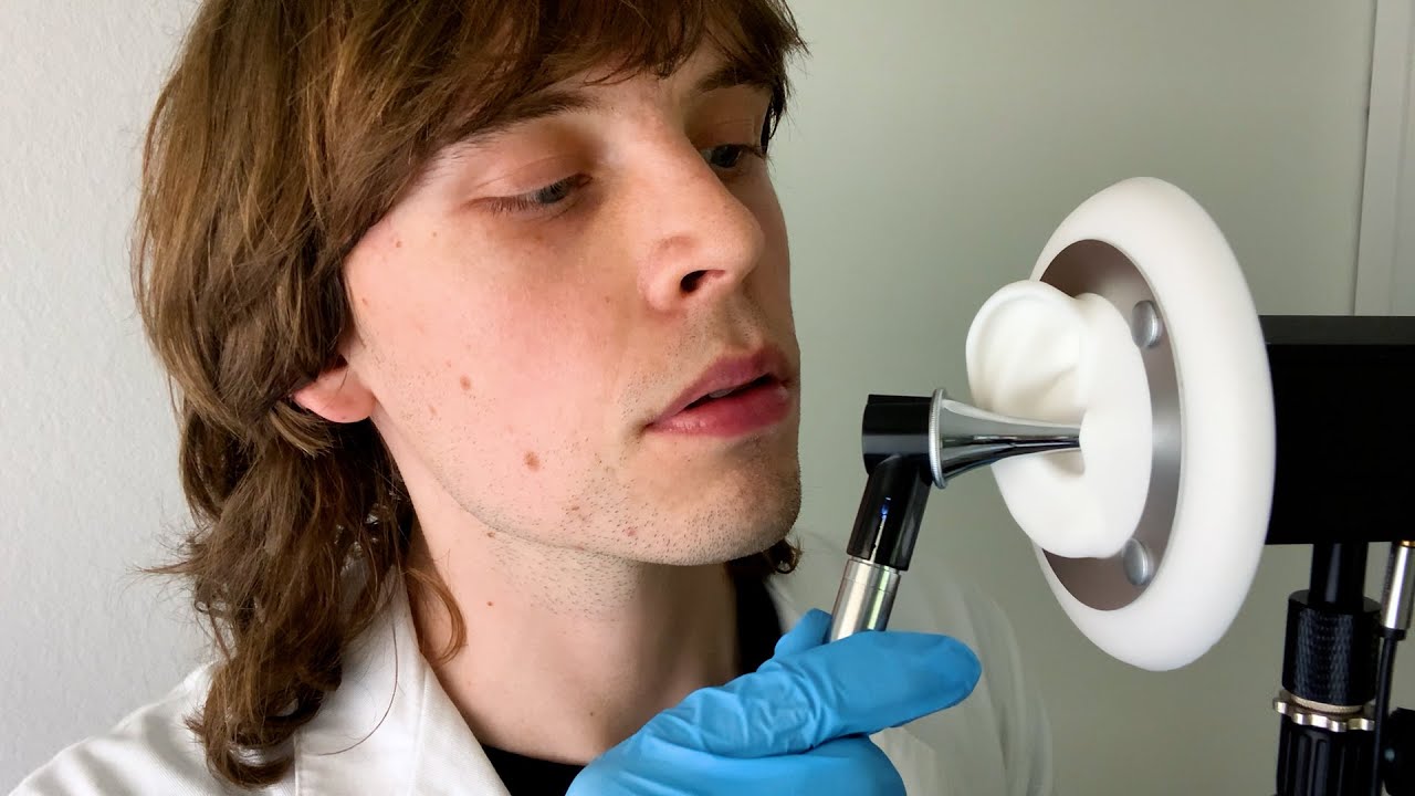 Professional Ear Cleaning Checkup w/ Otoscope & Hearing Test (Doctor Roleplay) ASMR