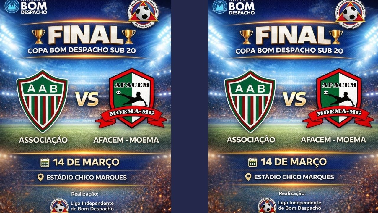 COPA BOM DESPACHO SUB 20 - FINAL - ASSOCIAÇÃO X AFACEM - MOEMA