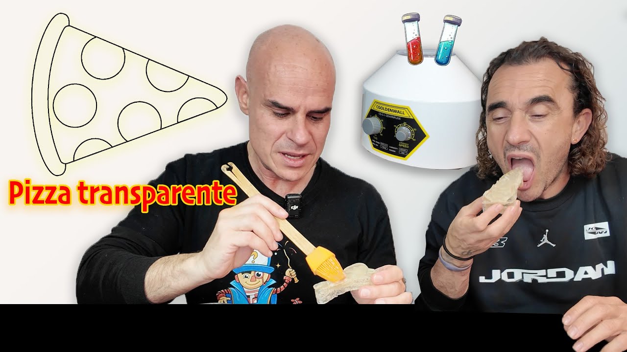 Reto: ¿LOGRARÉ HACER UNA PIZZA TRANSPARENTE? 🍕 ¿SABRÁ A PIZZA?