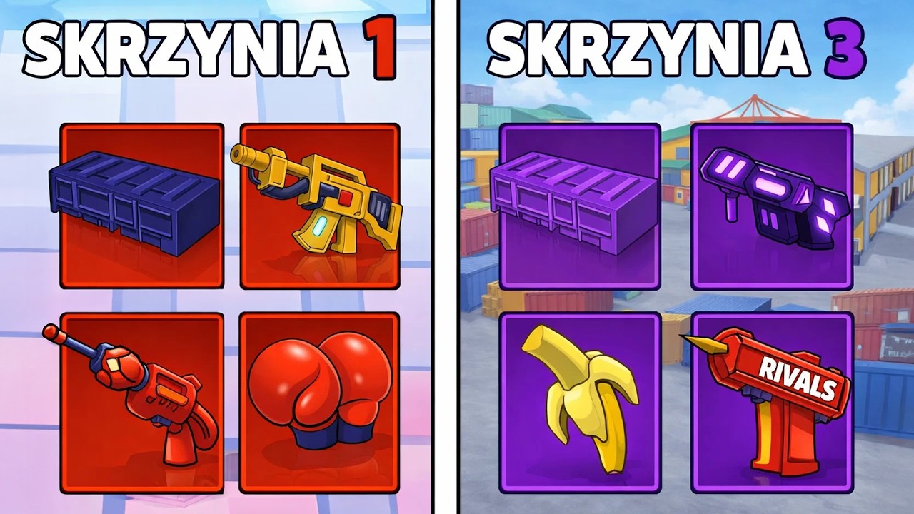 SKRZYNKI ZA ROBUXY WYBIERAJĄ MI BROŃ w RIVALS!