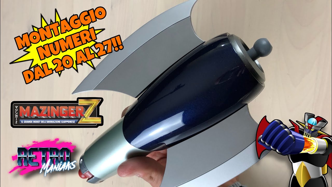 Mazinger Z Hachette Italia Montaggio Fascicoli  20, 21, 22, 23, 24, 25, 26 e 27