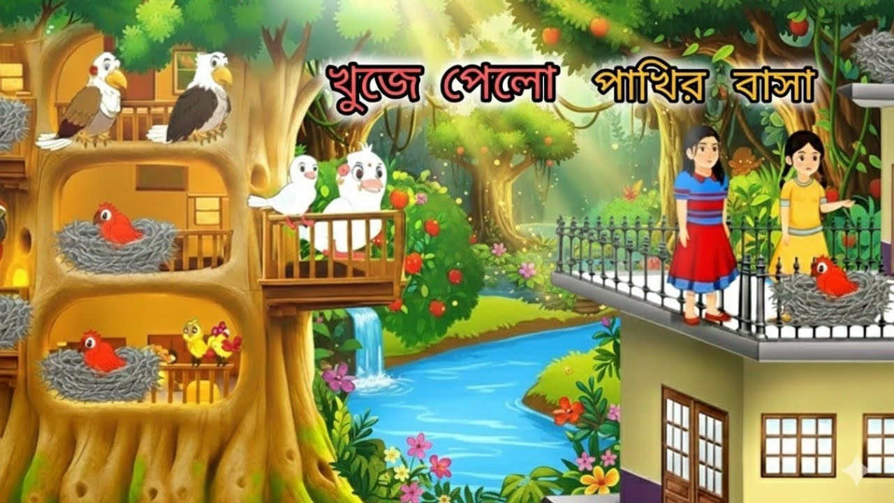খুজে পেলো পাখির বাসা । রুপকথার গল্প। Bangla Fairytale.Rupkothar Golpo