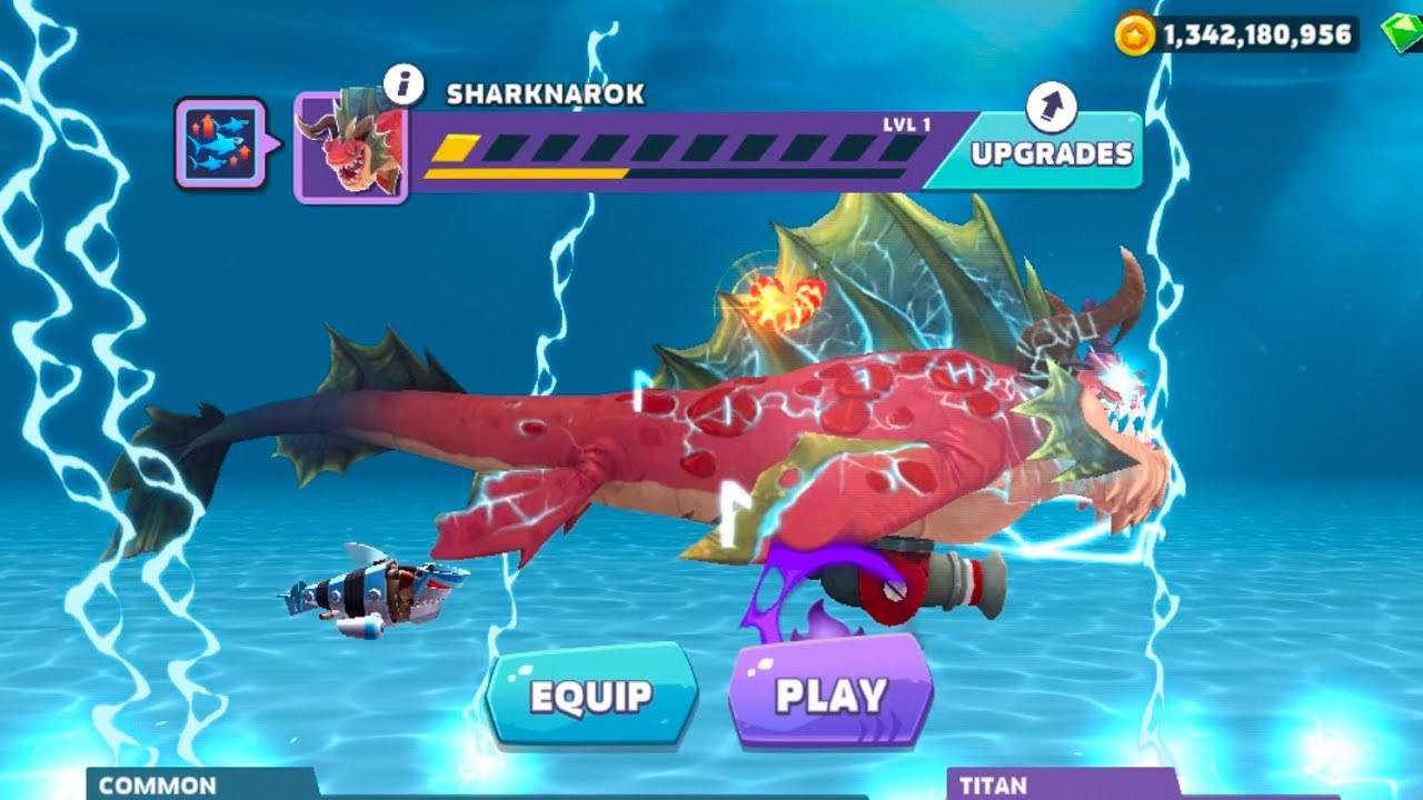 Most Powerful Titan Nuclear Power Shark Evolution Game playing with Burning Shark #Shark #Game 