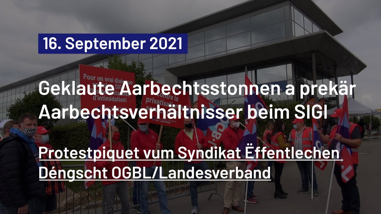 2021-09-16 - Geklaute Aarbechtsstonnen a prek&auml;r Aarbechtsverh&auml;ltnisser beim SIGI