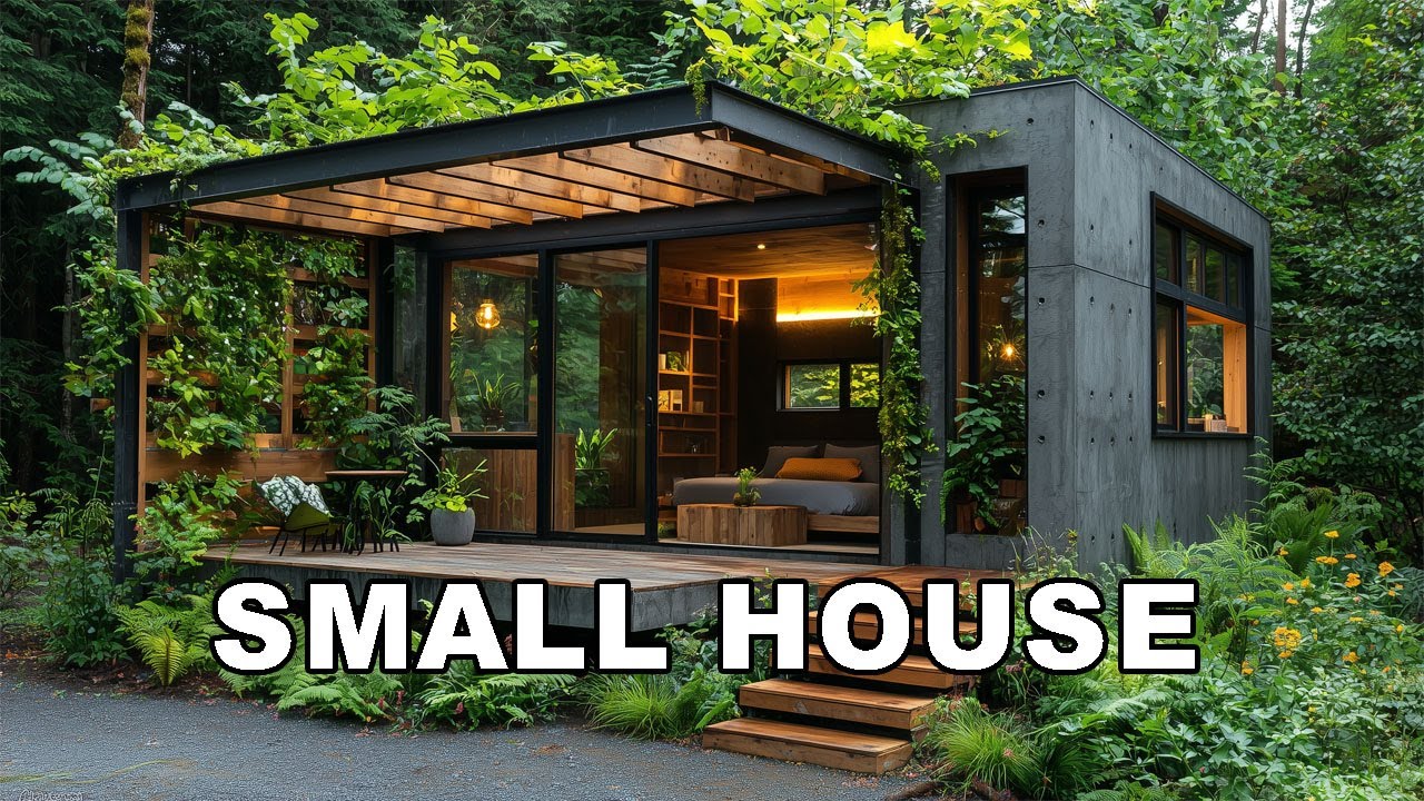 Modern Concrete Tiny Homes for Sustainable Living
