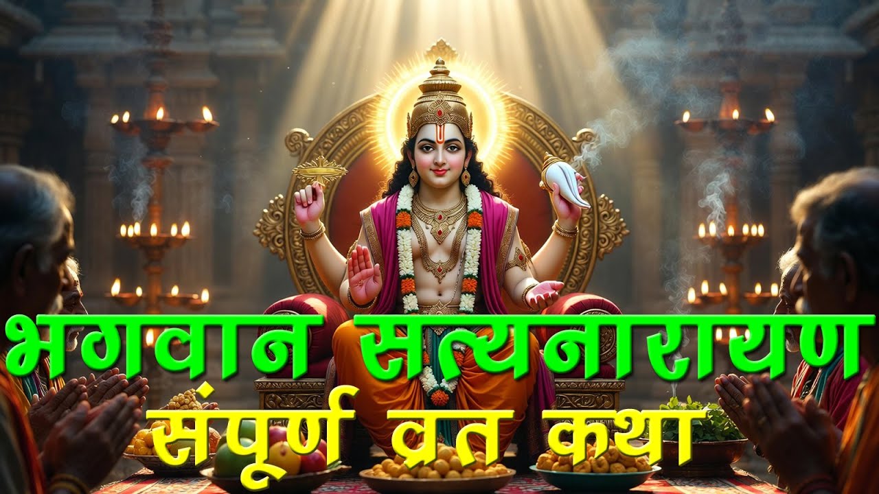 श्री सत्यनारायण भगवान की संपूर्ण कथा | 7 अध्याय | व्रत कथा | Satyanarayan Katha Full in Hindi