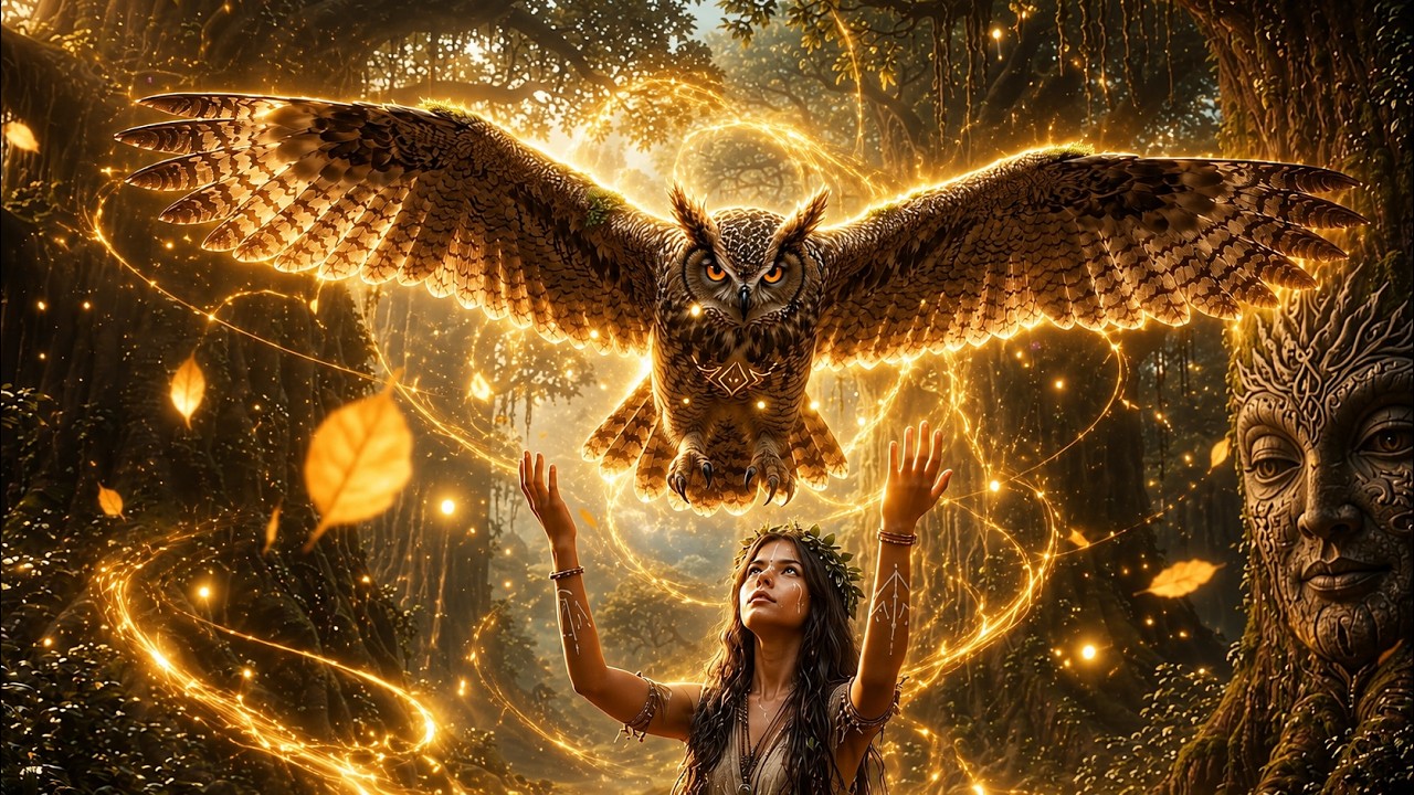 🦉 The Owl Chose Her as Its Guardian | Deep Shamanic Healing Music &bull; Forest Spirit Journey &bull; 432Hz
