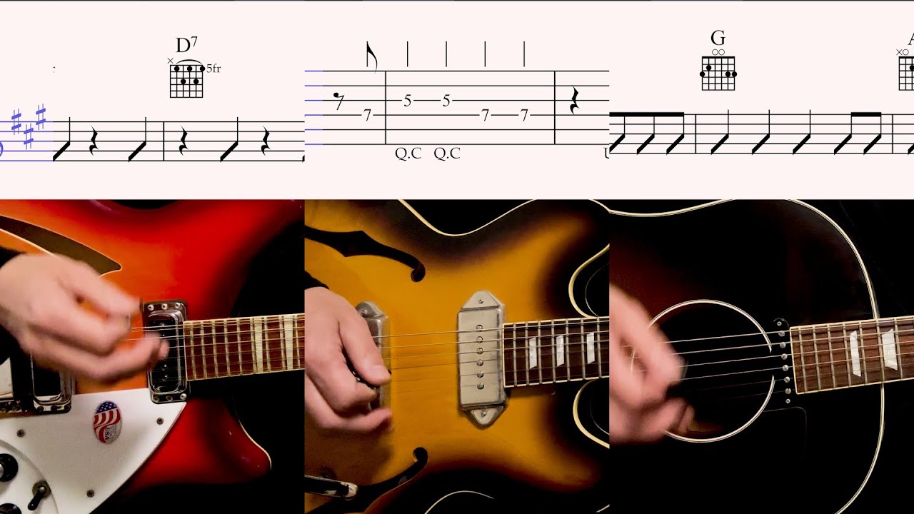 Guitar TAB : Another Girl - The Beatles - isolated track