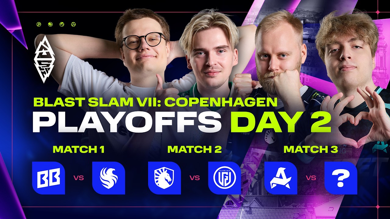 BLAST SLAM VII: Copenhagen, Playoffs, Day 2 - Dota 2 LIVE