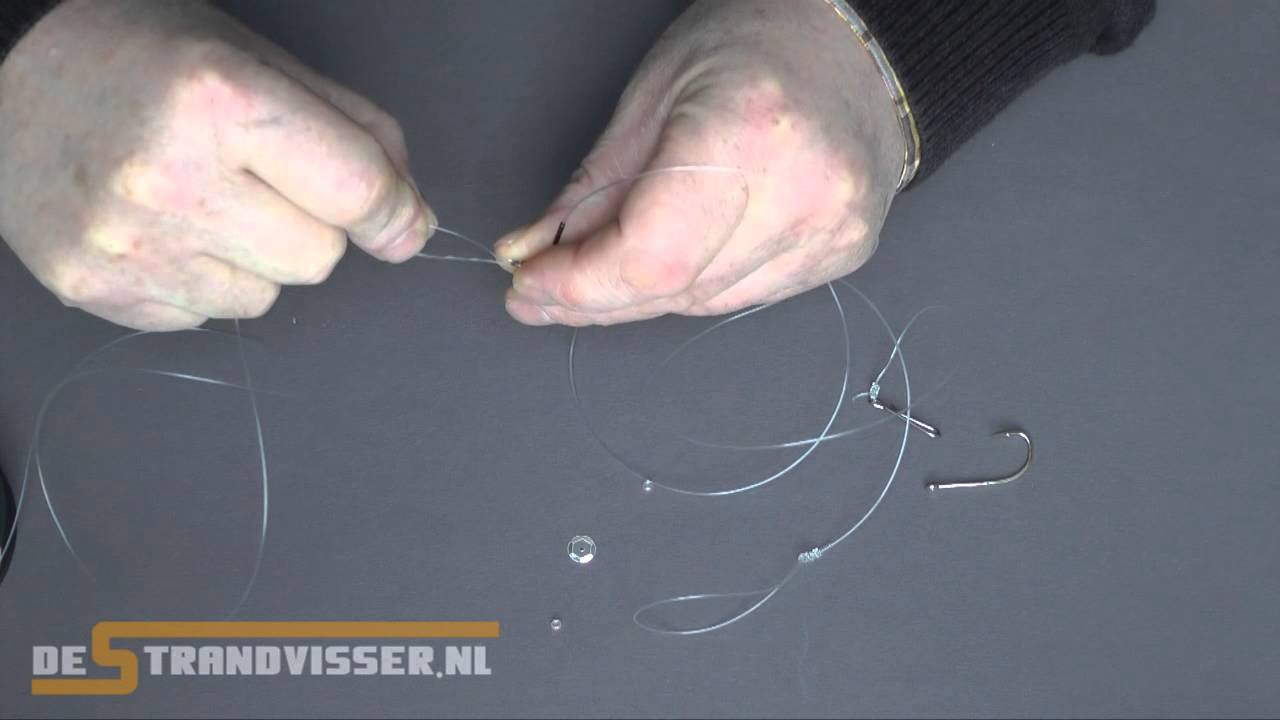 Dwarrelonderlijn met aasstop