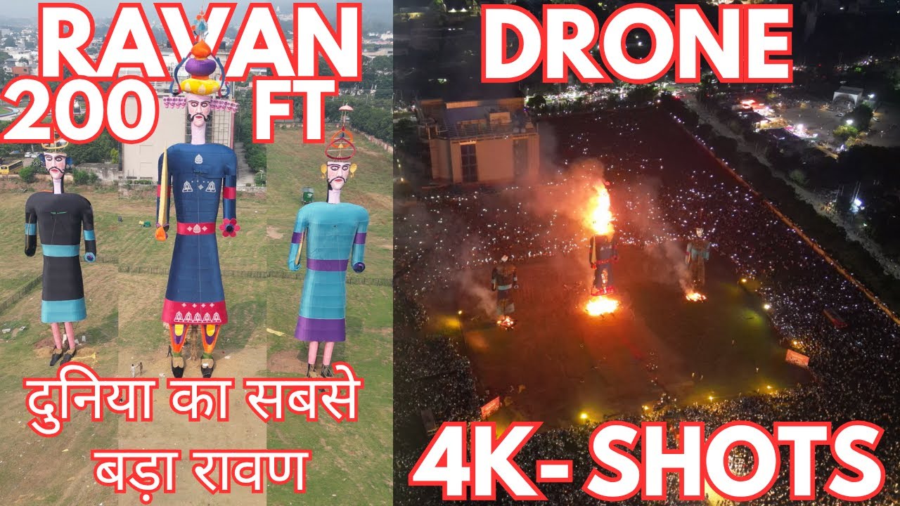 World’s Tallest Ravan This Time? 😮 | Tri-City Panchkula Dussehra 2025 | Ravan Dahan 2025 |Chandigarh