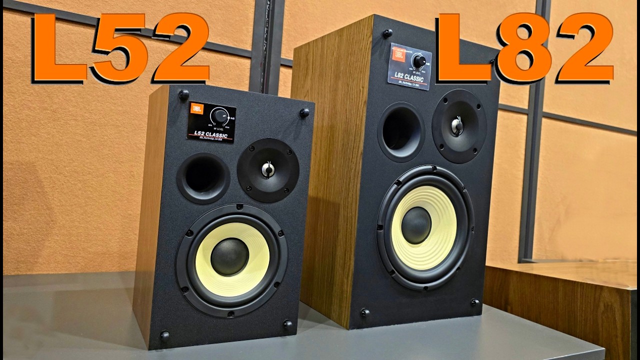 JBL L52 CLASSIC vs JBL L82 CLASSIC - BOOKSHELF SPEAKERS LOUDSPEAKERS - Audio Video Show 2025