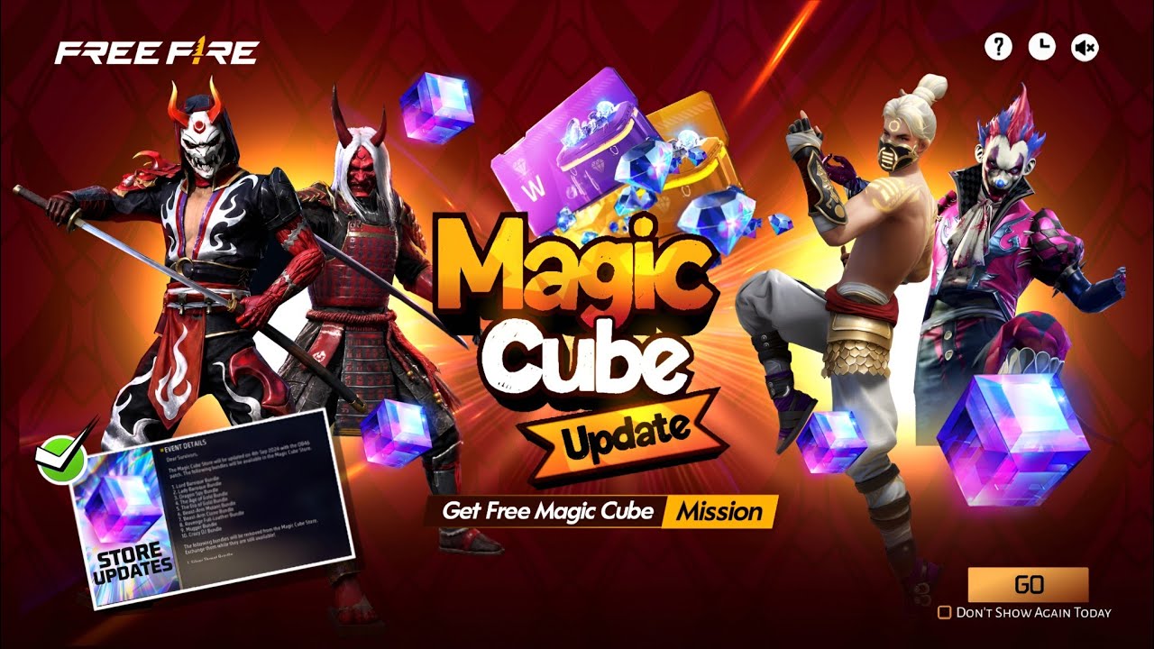 Free Magic Cube🤩New Bundle Confirm💥 Next Mystery Shop Event | Free Fire New Event | FF New Event bd