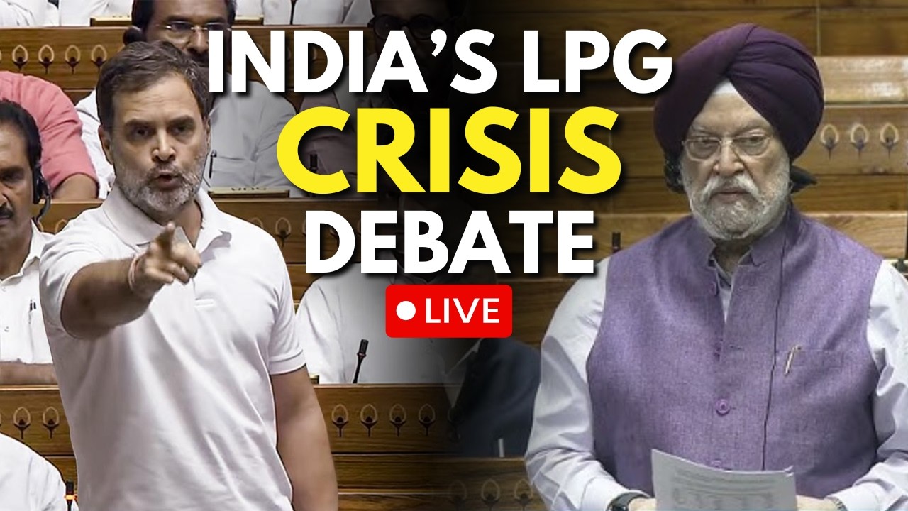 Watch Live: Hardeep Puri Responds To Rahul Gandhi Over India's LPG Crisis
