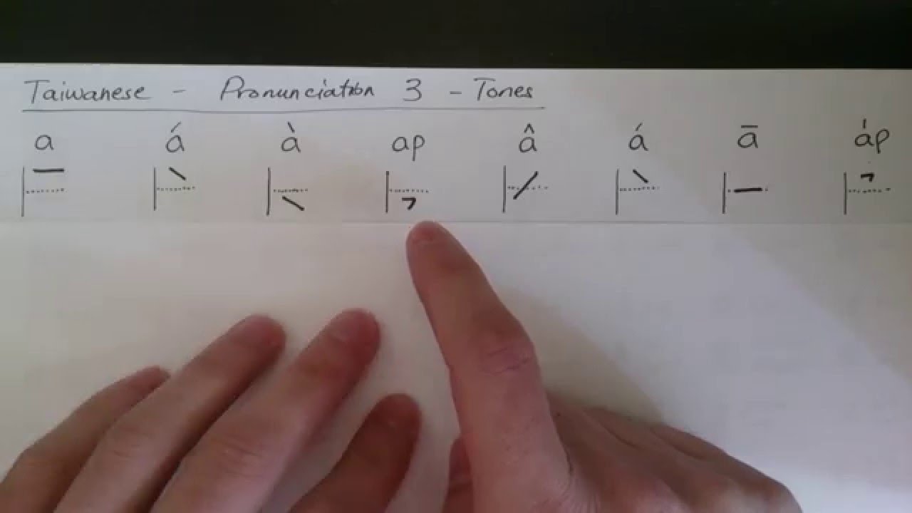 Taiwanese - Pronunciation 3 - Tones