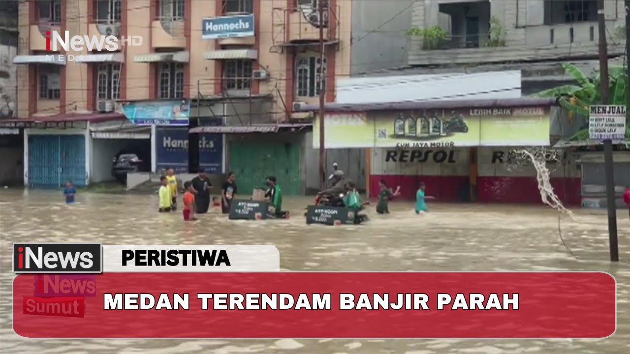 TangguL Jebol! Medan Utara Terendam Banjir Parah