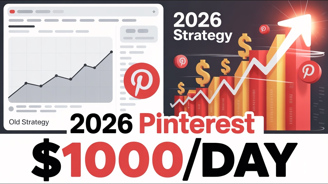 My 2026 Pinterest Marketing Strategy To Make $1000 Day