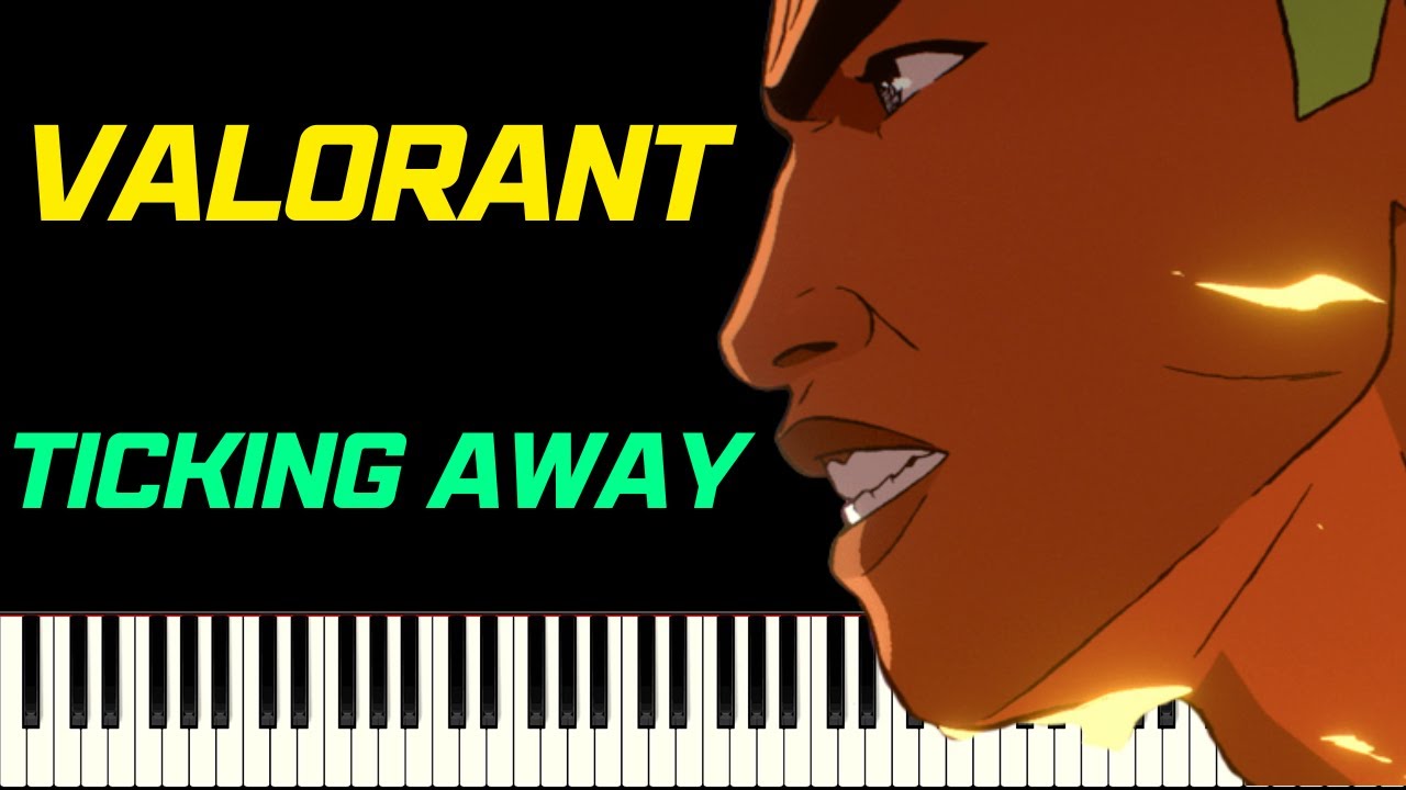 VALORANT - TICKING AWAY FT GRABBITZ & BBNO$ | PIANO TUTORIEL