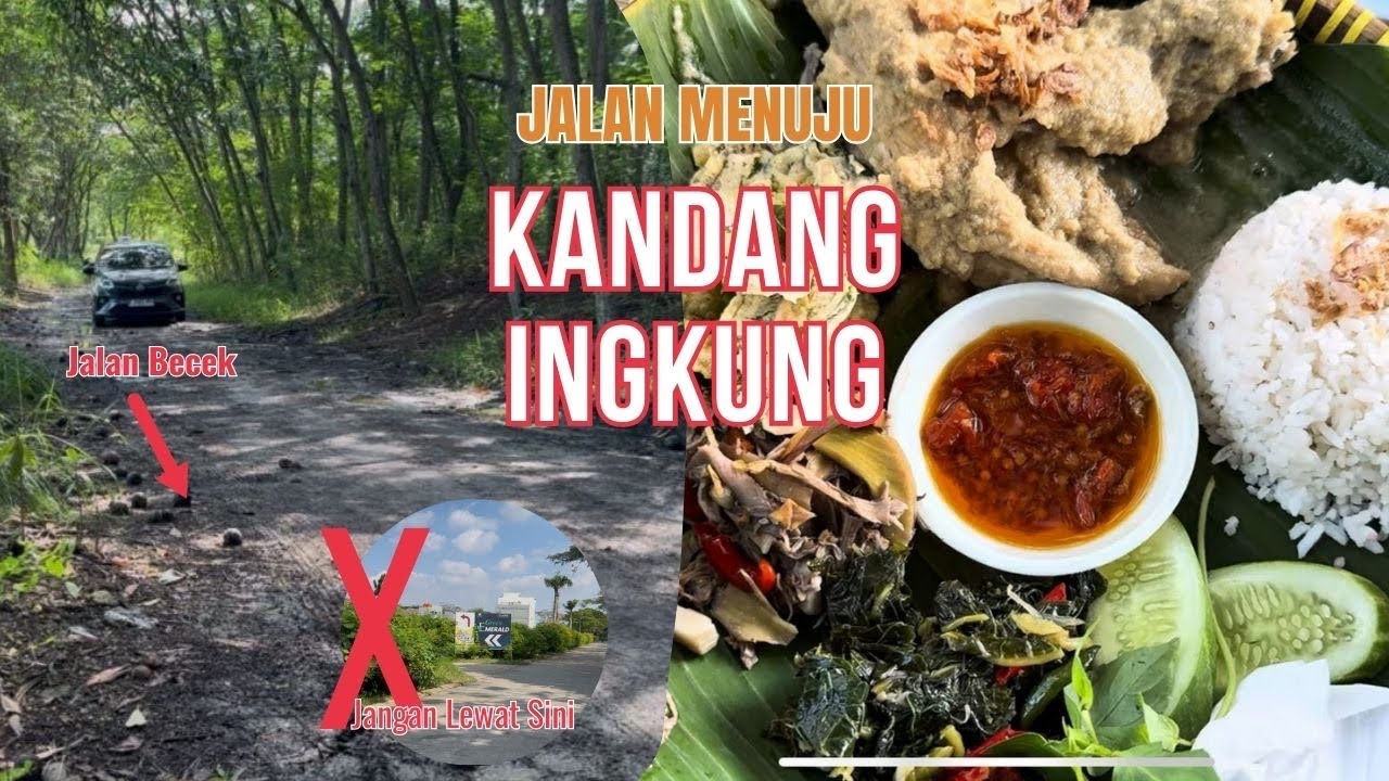 Rute jalan & Pengalaman Makan di Kandang Ingkung Babelan