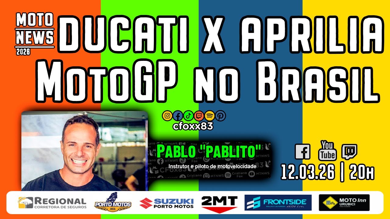 MotoNews | Ducati x Aprilia MotoGP no Brasil com Pablo 