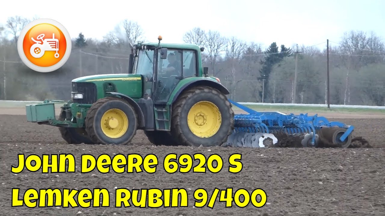 Tillage 2023 | John Deere 6920 S & Lemken Rubin 9/400 U disc harrow