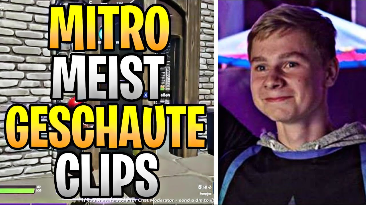 MITRO MEIST GESCHAUTE CLIPS FORTNITE 🔥😁 | BEST OF MITRO FORTNITE 💥😄