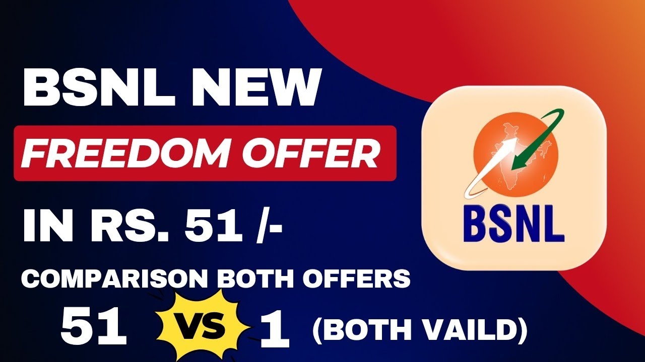 BSNL Launched New Freedom Offer 51/- 
