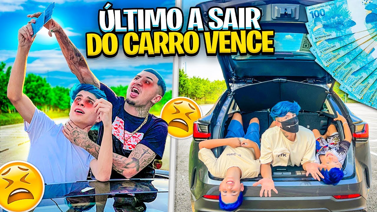 O ÚLTIMO A SAIR DO CARRO VENCE! (Desafio)