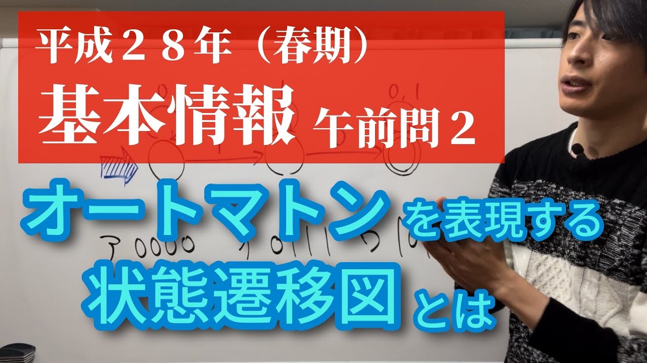 【過去問】基本情報技術者試験(午前問2)平成28年春期