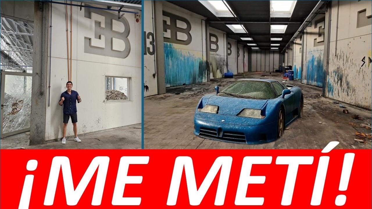 ¡Entramos a la Fabrica Abandonada de Bugatti! 😬