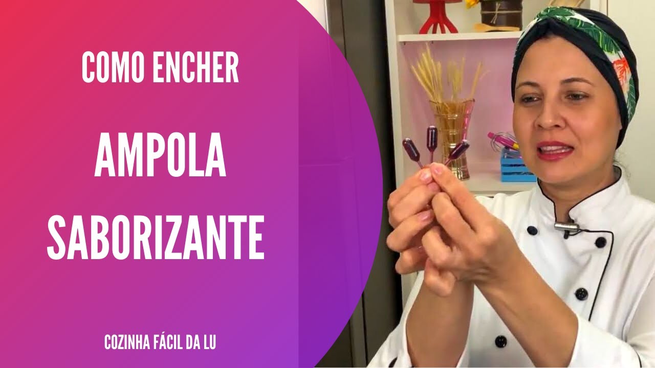 Como encher Ampola Saborizante para usar nos seus Brigadeiros Gourmet