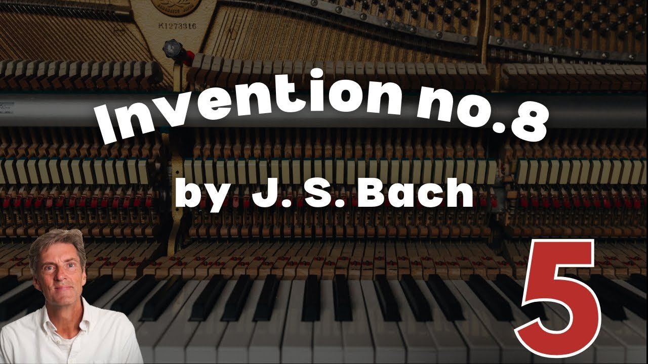 Invention no.8 by J. S. Bach: ABRSM Grade 5 Piano (2025 & 2026) - A4