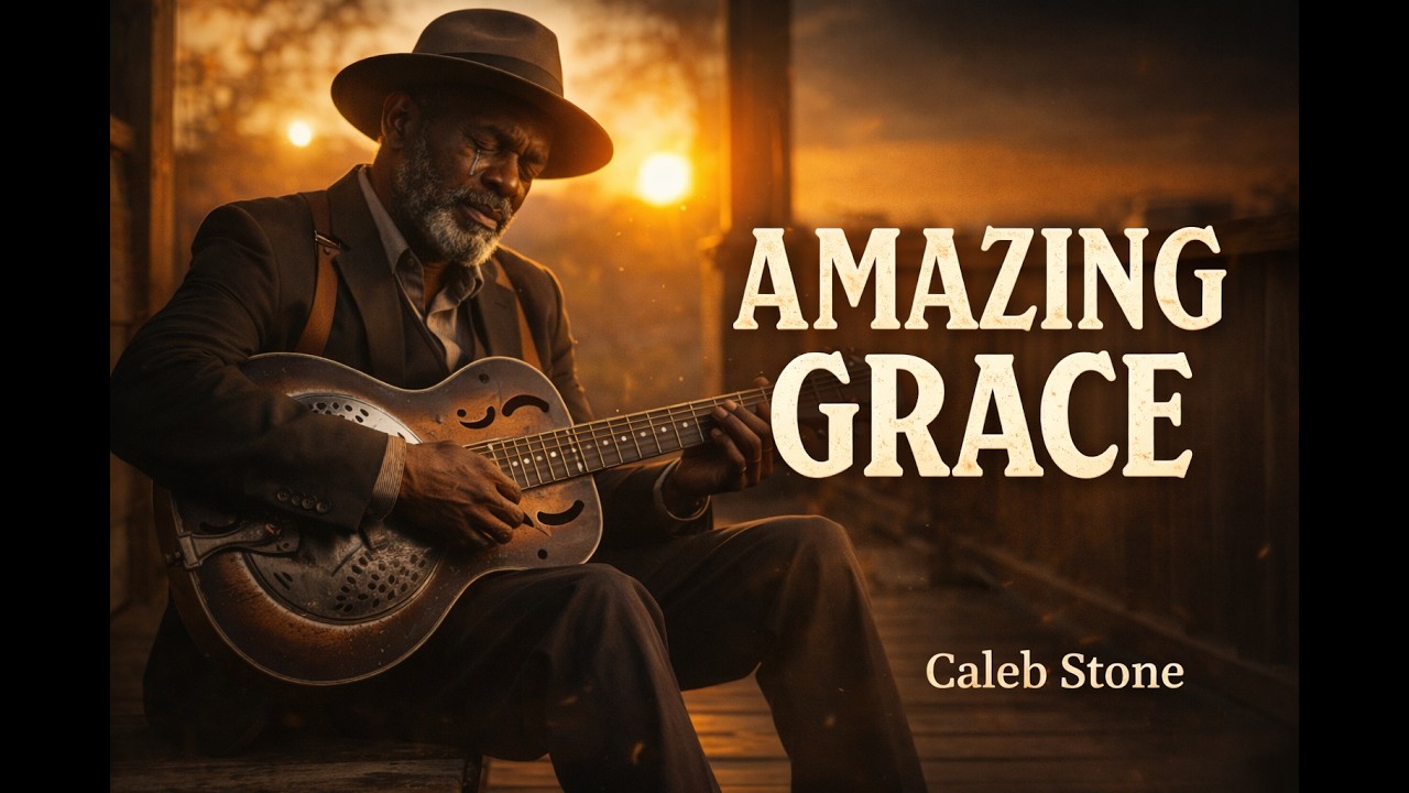 Amazing Grace (Powerful Blues Version) | Caleb Stone