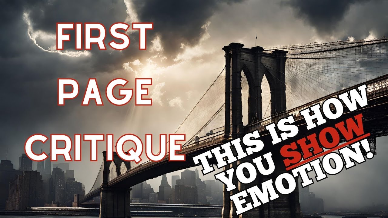 First Page Critique | Capturing a Moment