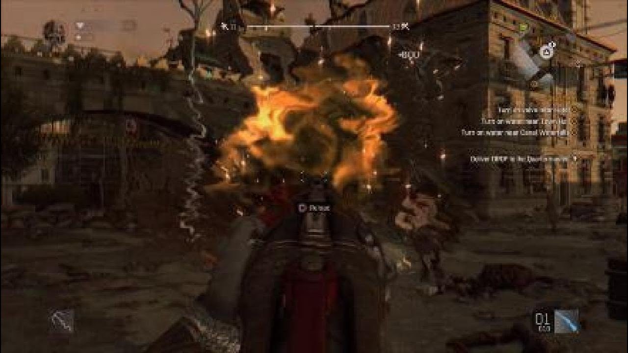 DYING LIGHT HELLBEAST SHOT GUN GAMEPLAY