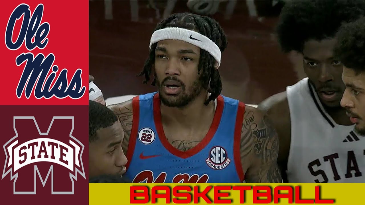 #21 OLE MISS vs #15 MISSISSIPPI STATE Basketball Game Full Highlights 2025