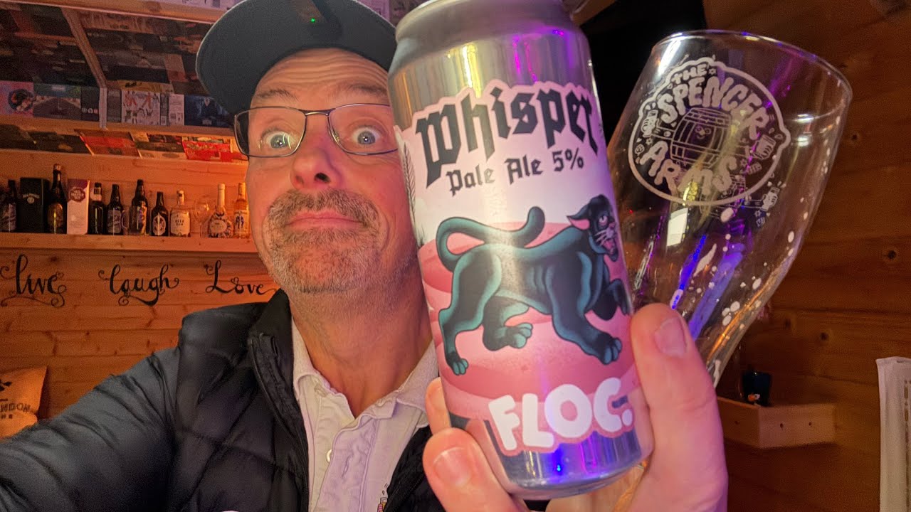 Whisper Pale Ale from Floc brewing  coming in at 5%ABV. A core range bestseller readily available.