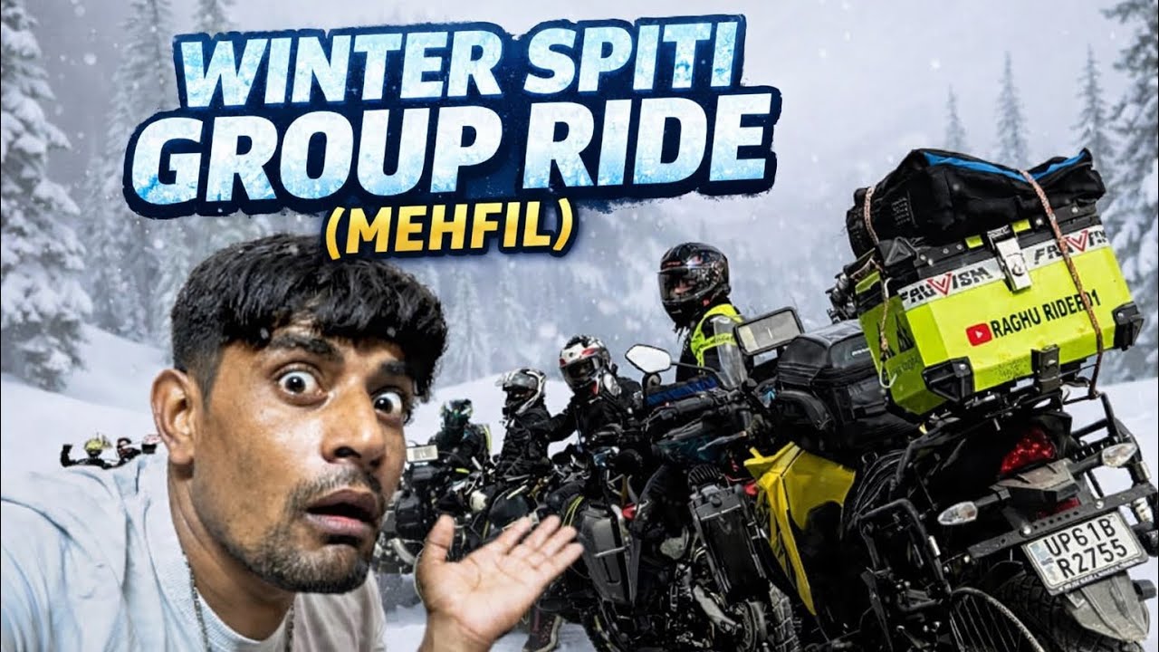 पहली बार WINTER SPITI VALLY Group लेकर निकला | WINTER SPITI VALLY 2026 GROUP TRIP | @Riderlovejaat