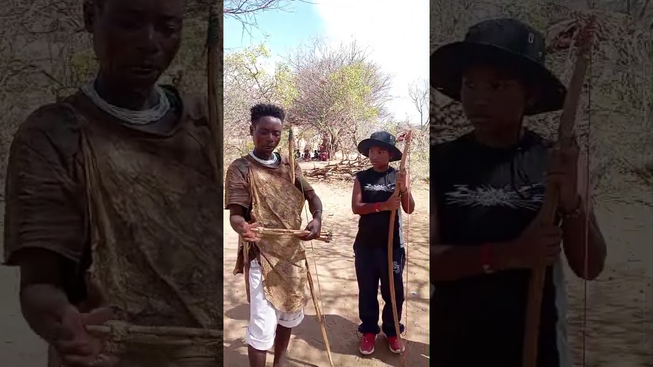  Hadzabe tribe Shaba brother explaining how to say my name in their  tribe.king kubilay.
