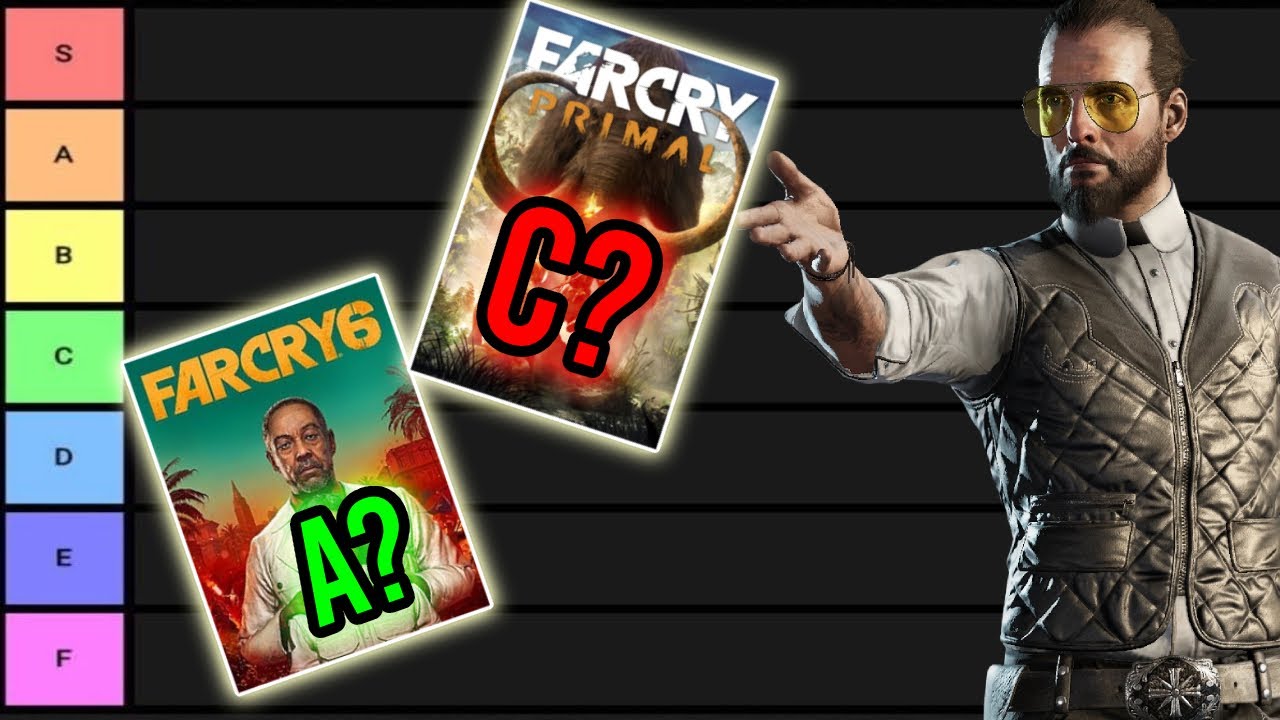 I ranked Every Far Cry game on a Tier List!