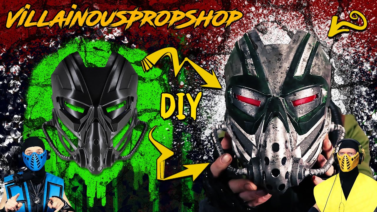 Kabal Makes A Mask! VillainousPropShop MK11 Kabal Unboxing! | MK11 PARODY!