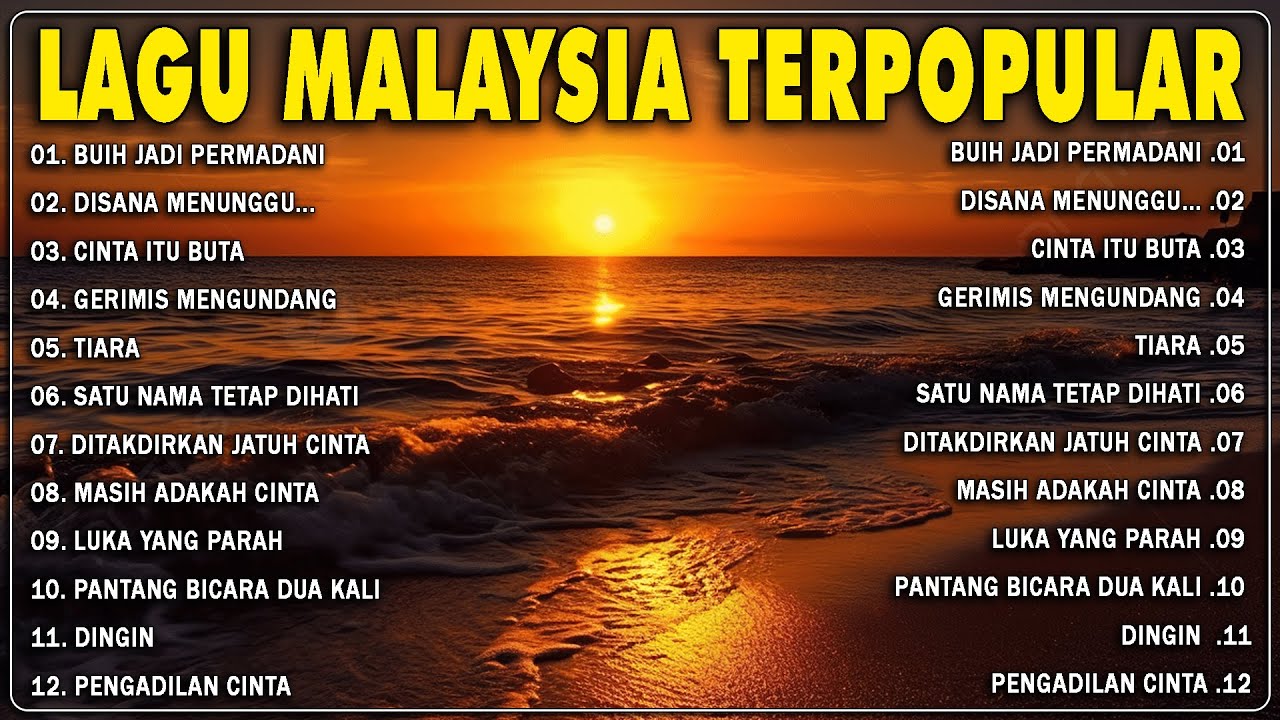 Tanpa Iklan Lagu Malaysia Lama Populer 2025 Lagu Malaysia 90an Full Album🔈