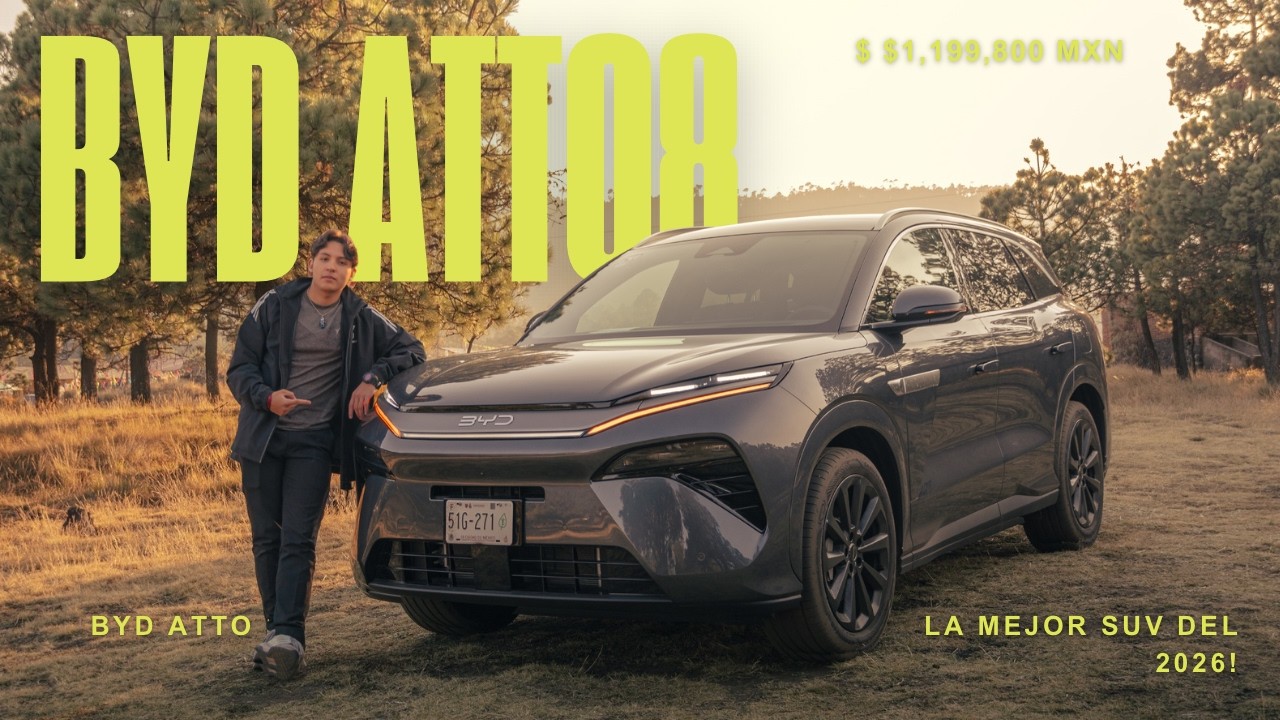 BYD VUELVE A INNOVAR CON LA ATTO 8 UNA SUV HÍBRIDA CON 480HP Y ELEGANCIA POR MENOS DE LO QUE ESPERAS