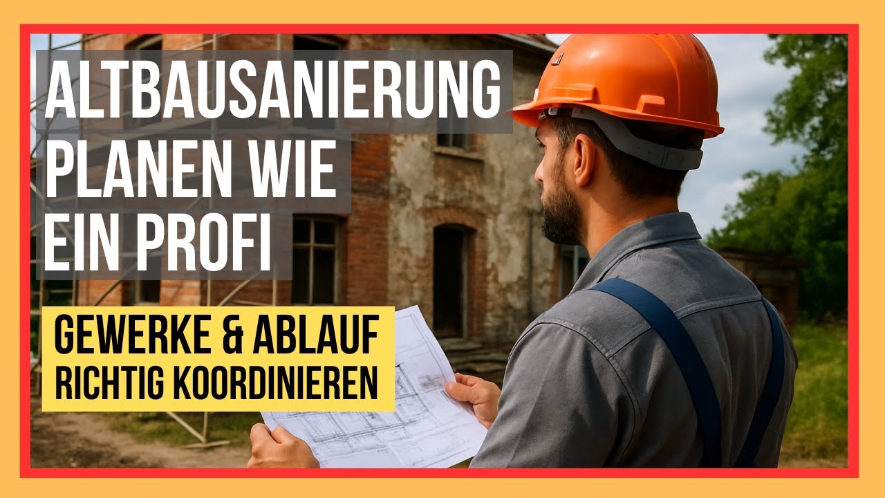 Altbausanierung planen wie ein Profi